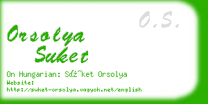 orsolya suket business card